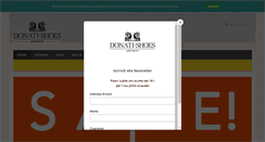 Desktop Screenshot of donatishoes.com