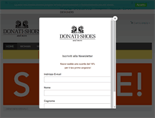 Tablet Screenshot of donatishoes.com